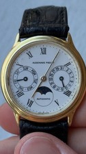 Audemars Piguet Moonphase 25589BA , w/ AP Buckle, 18K Yellow Gold Automatic 33mm 6