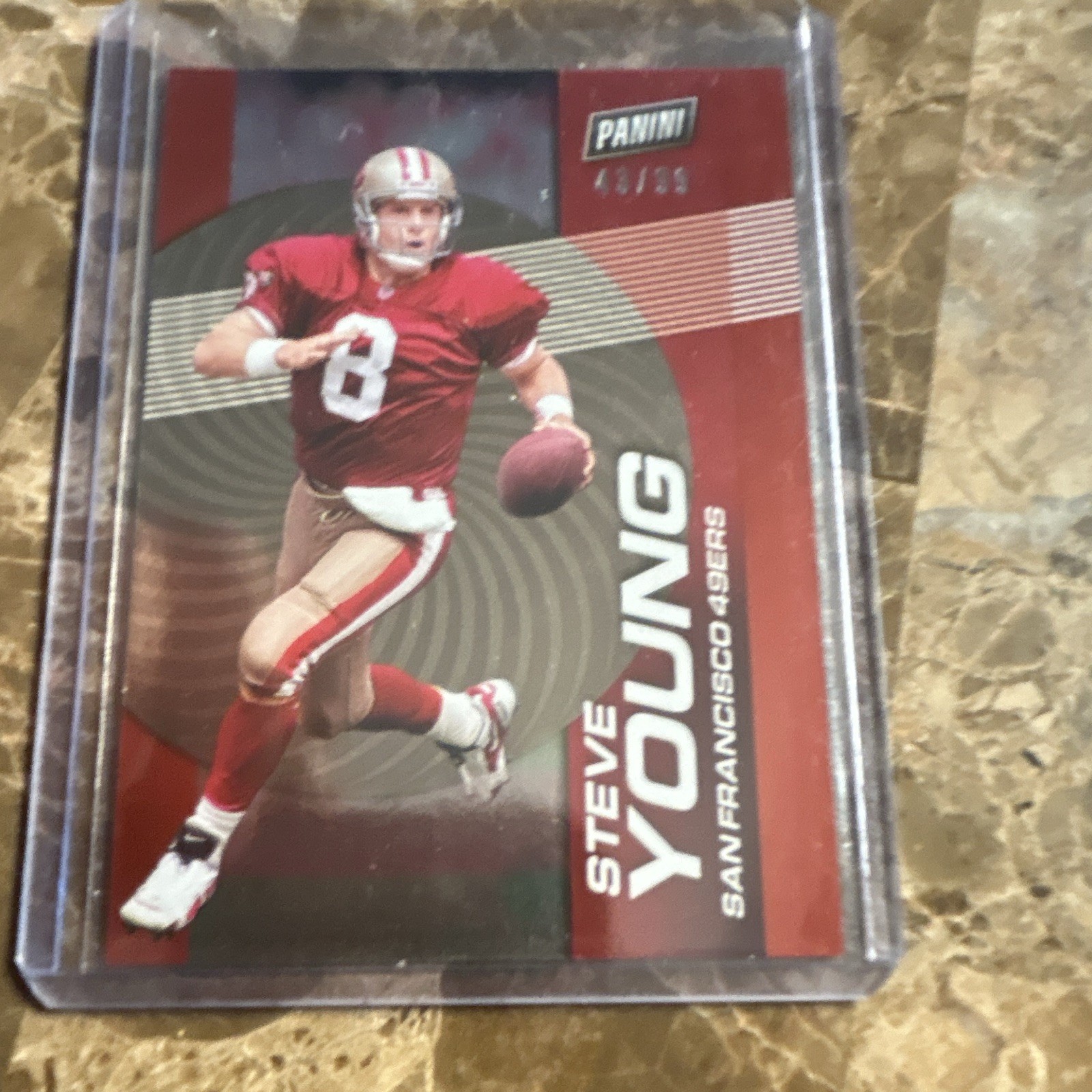 Panini 2023 Player of the Day Highlight Steve Young #08 49ers NFL 08/99