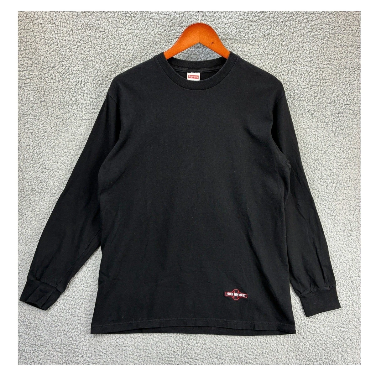 Supreme Long Sleeve Solid T-Shirts for Men for sale | eBay