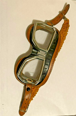 Climax Vintage Oldtimer Flieger/ Auto/ Motorradbrille , gebraucht