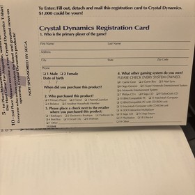 Solar Eclipse (Sega Saturn, 1995) Complete W Reg Card - Tested - Authentic