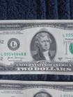 $2 dollar bill lot of 3 with same printing errors UNC 2017A.  Read desc. — photo 4