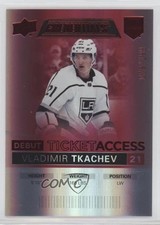 2021 Upper Deck Credentials Debut Ticket Access Red 9/199 Vladimir Tkachev v5t