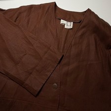 Anne Klein Womens Small Brown Vintage Jacket Blazer Classic Chic