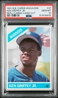153938835 Ken Griffey Jr 1991 Baseball Cards Magazine #37 Repli-Cards PSA 10