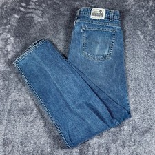 Vintage Levis SilverTab Relaxed Fit Jeans Mens 38x32 Blue Made in USA 90s Denim