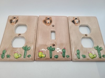 Unique Ceramic Handpainted Southwest Cactus Outlet & Switch Covers | eBay