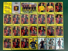 28 FIGURINE STICKERS CALCIATORI PANINI 2024-25  SQUADRA COMPLETA GENOA NUOVE