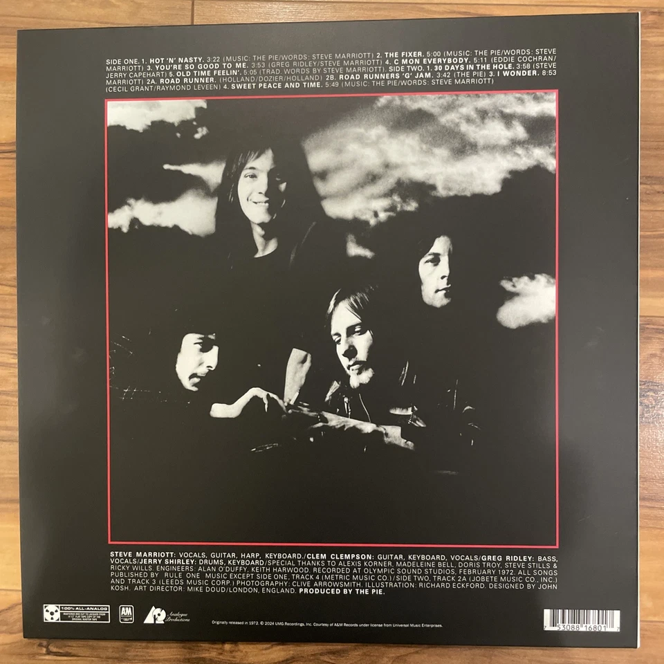 Humble Pie - Smokin' - Analogue Productions - 33 RPM - Image 2 of 2