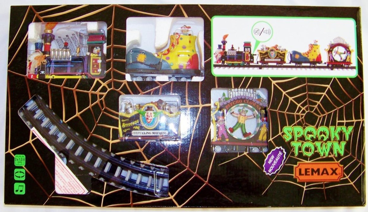Lemax Spooky Town 2019 Crazy Clown Express #94486 Train