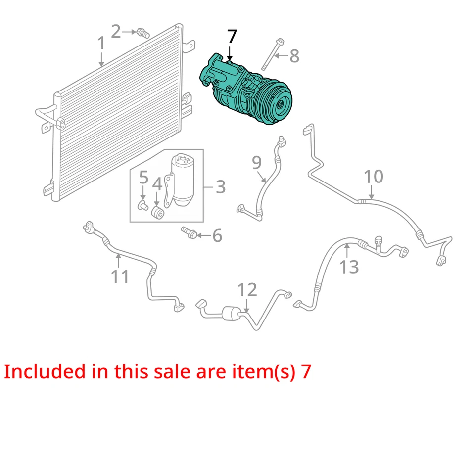 Jaguar XJ8 2001 aire acondicionado aire acondicionado compresor de aire acondicionado fabricante de equipos originales 71 k millas - LKQ405772928 Foto 4 de 4