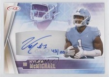 2022 SAGE Low Series Sneak Peek Gold 43/100 Kyler McMichael #SPA-KM2 Auto 2b2