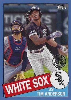 2020 Topps #85TB-9 Tim Anderson 1985 Topps Baseball 35th Anniversary Blue