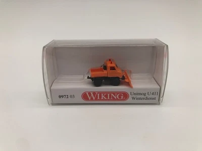 Wiking 097203 | Mercedes-Benz Unimog U 411 Winterdienst | 1:160 | Spur N | OVP - Bild 1 von 2
