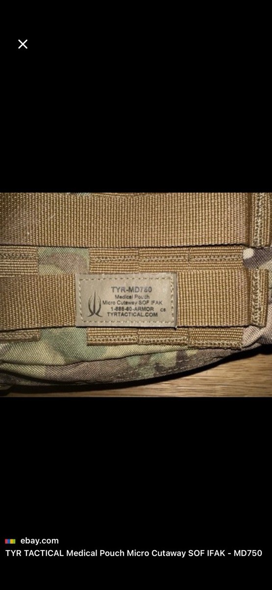 TYR TACTICAL Medical Pouch Micro Cutaway SOF IFAK - MD750 New