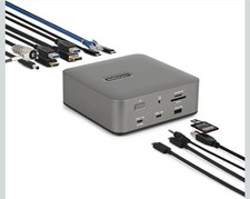 StarTech Thunderbolt 5 Dock Dual 8K 60Hz Triple 4K USB4 Docking Station 140W PD