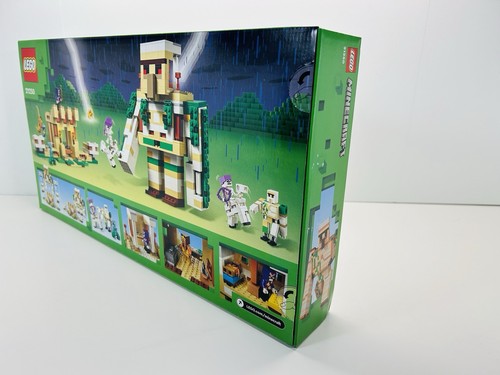 Lego Minecraft: The Iron Golem Fortress 21250 New Sealed Minor Damage 1 Corner - Picture 5 of 10