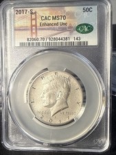 2017-(S) Ke4nnedy Half Dollar - NGC MS70 Enhanced Uncirculated! Special Label