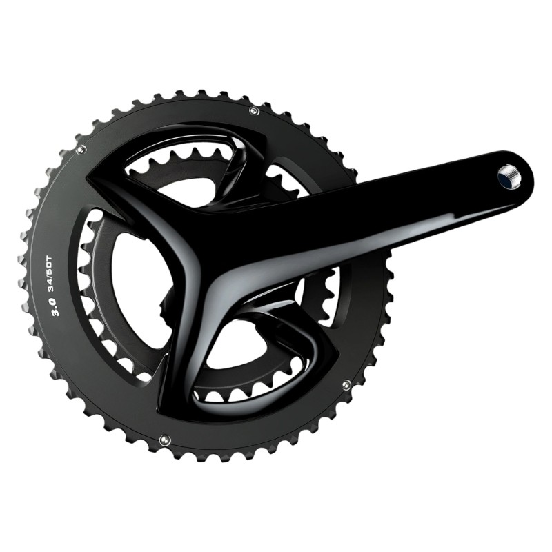 Aluminum Alloys 170mm Road Bike Crankset Double Speed Round 34T/50T ...