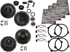 JBL Lautsprecher Set f�r BMW 3er E46 Coupe T�r vorne Heckablage D�mmmatte 1200W