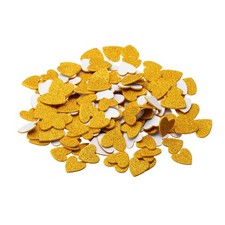 Foam Stickers 1Pack 150Pc EVA Adhesive Glitters Foam Shape Sticker Golden Heart