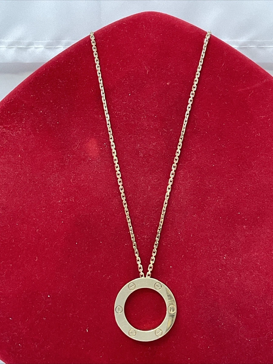 Cartier without Stone Rose Gold Chain Fine Necklaces & Pendants