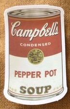 CAMPBELL’S SOUP DECAL STICKER PEPPER POT Skateboard B11L NEW