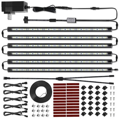 LED Safe Lighting Kit Door Activated 6x 12 Inch Light Bars Gun Safe Lights