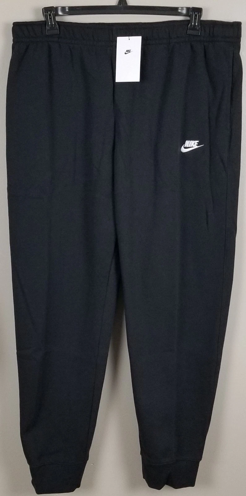 NIKE SPORTSWEAR FLEECE JOGGERS SWEATPANTS PANTS BLACK NEW BV2671-010 (SIZE 3XLT)