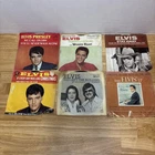 ELVIS PRESLEY Lot Of 6~ 45s Vinyl Singles with Picture Sleeves