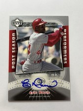 2005 Upper Deck Classics - Post Season Performers Eric Davis #PP-ED Autograph