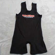 Titan Triumph Powerlifting Singlet Black Red ...