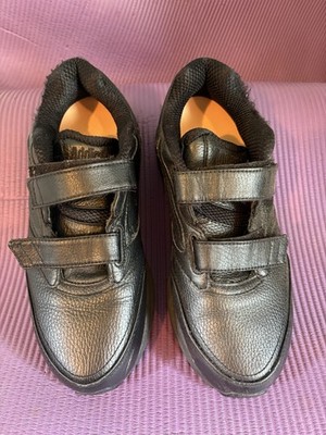 Brooks Addiction Walker 2 Shoes Mens Size 9 Black Leather Strap Walking 4E