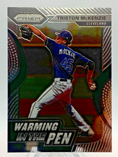 2020 Panini Prizm - Warming in the Pen Triston McKenzie #WIP-9 (RC)