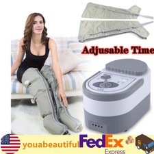 Air Circle Compression Leg Massager Machine Pump Max Leg Set 18L/min 100W USA