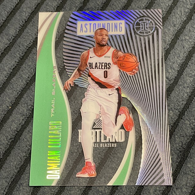 2019-20 Panini Illusions - Astounding Damian Lillard #12 Emerald