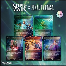 Mtg Magic Secret Lair Final Fantasy Grimoire English FOIL EN Sealed