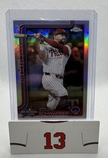 2025 Topps Chrome Update Series Kyle Schwarber All Star Game Refractor #ASGC-40