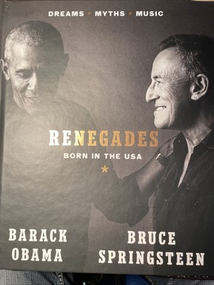 Renegades Obama & Springsteen (Crown, 2021) 1st Ed 1st Printing