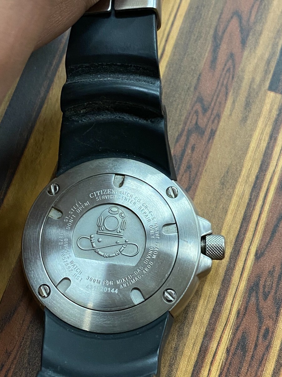 も購入15000 26cm Citizen Ecozilla Professional Divers 300m St. Steel B873