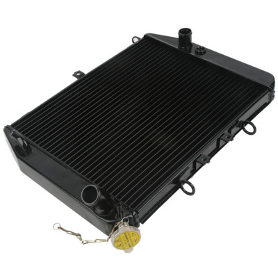 Black Engine Radiator Cooler Cooling Fit For Kawasaki Ninja ZX12R