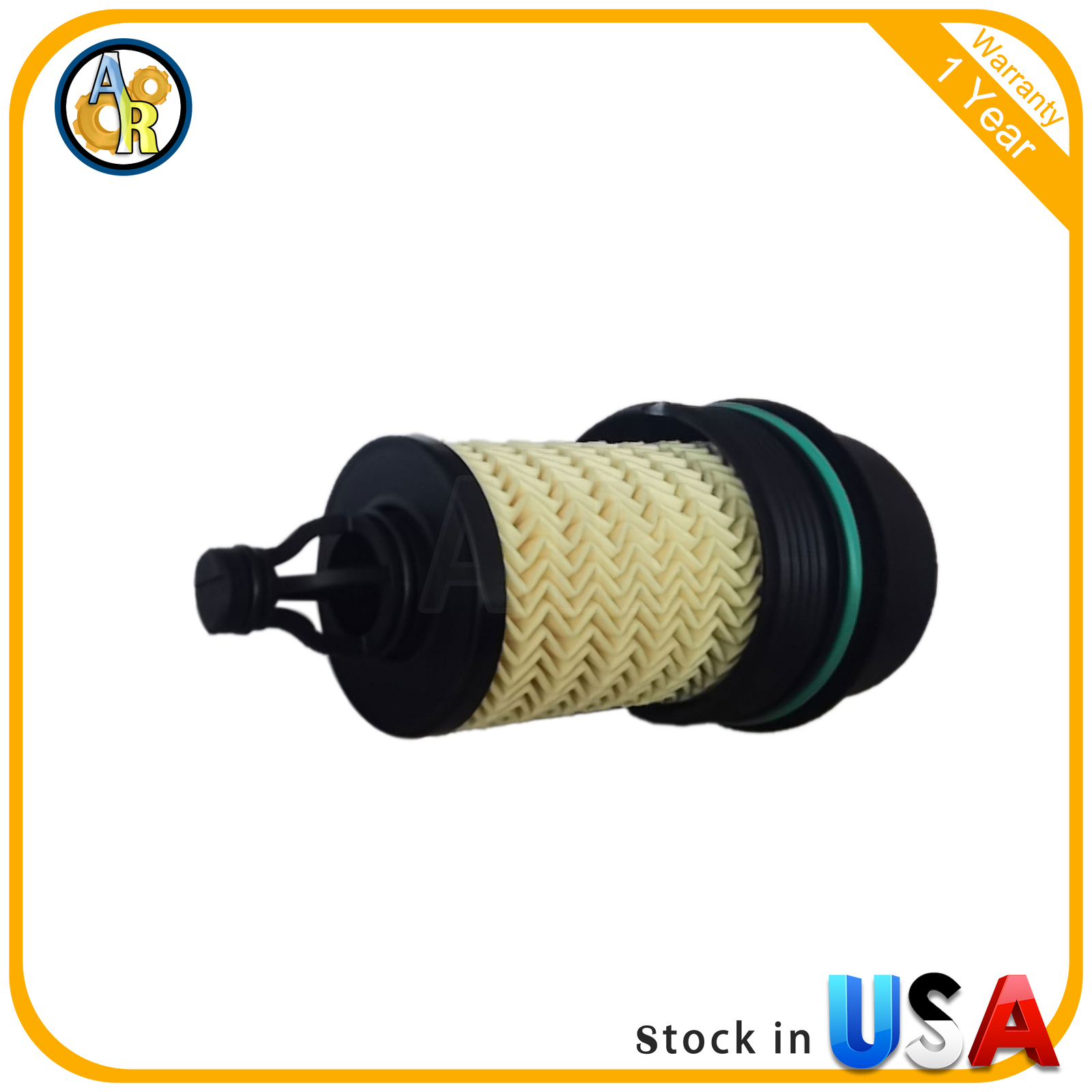 5 Set of Oil Filters W/ Housing Cap Assembly For 14-19 Maserati Ghibli Lavante
