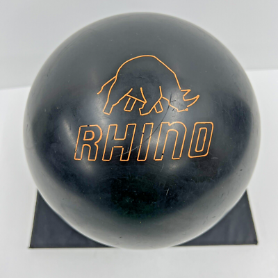 Vintage Brunswick Black Rhino Original 16lb (15.14) Bowling Vintage Brunswick Black Rhino Original 16lb (15.14) Bowling