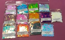 Solvent Resistant Unicorn nail art glitter shape spangles sequins US Seller