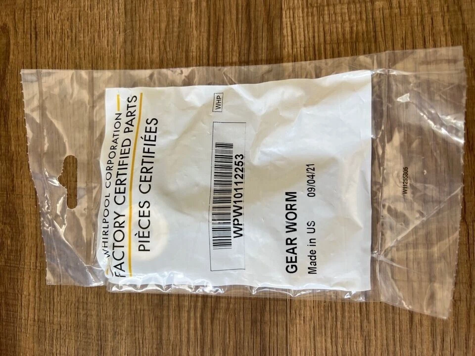 New Genuine OEM Whirlpool Stand Mixer Worm Gear WPW10112253 - Image 3 of 4