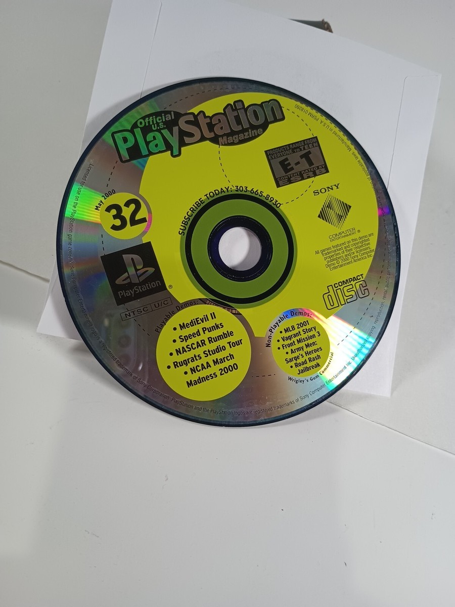 Official US PlayStation Magazine May 2000 PS1 Demo Disc 32 Vagrant