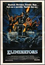 Eliminators (1986) Original Movie Poster Folded 27x41