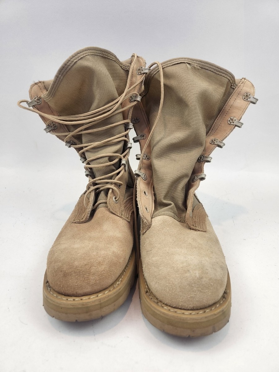 Vibram Tan Tactical Lace-Up Boots Army Combat Boots Warm Weather 6.5R No Laces US Army Hot Weather Combat Boots, Coyote Brown - Venture Surplus main image 4