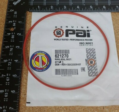 Water Pump Square O-Ring for Detroit Series 60. PAI # 621270 Ref. # 23530432
