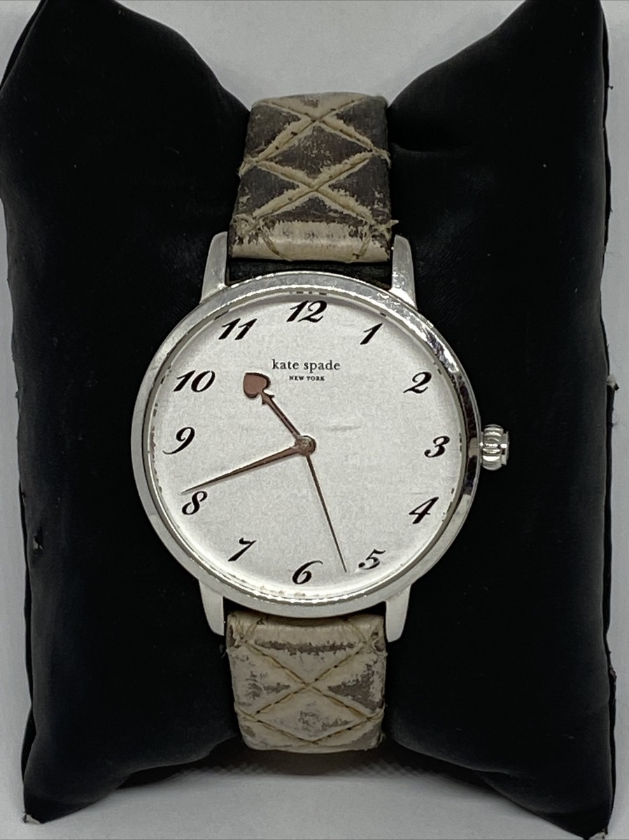 Silver and Black Kate Spade Genuine Leather Watch kate spade | Accessories | Nwob Kate Spade Black Genuine  main image 3